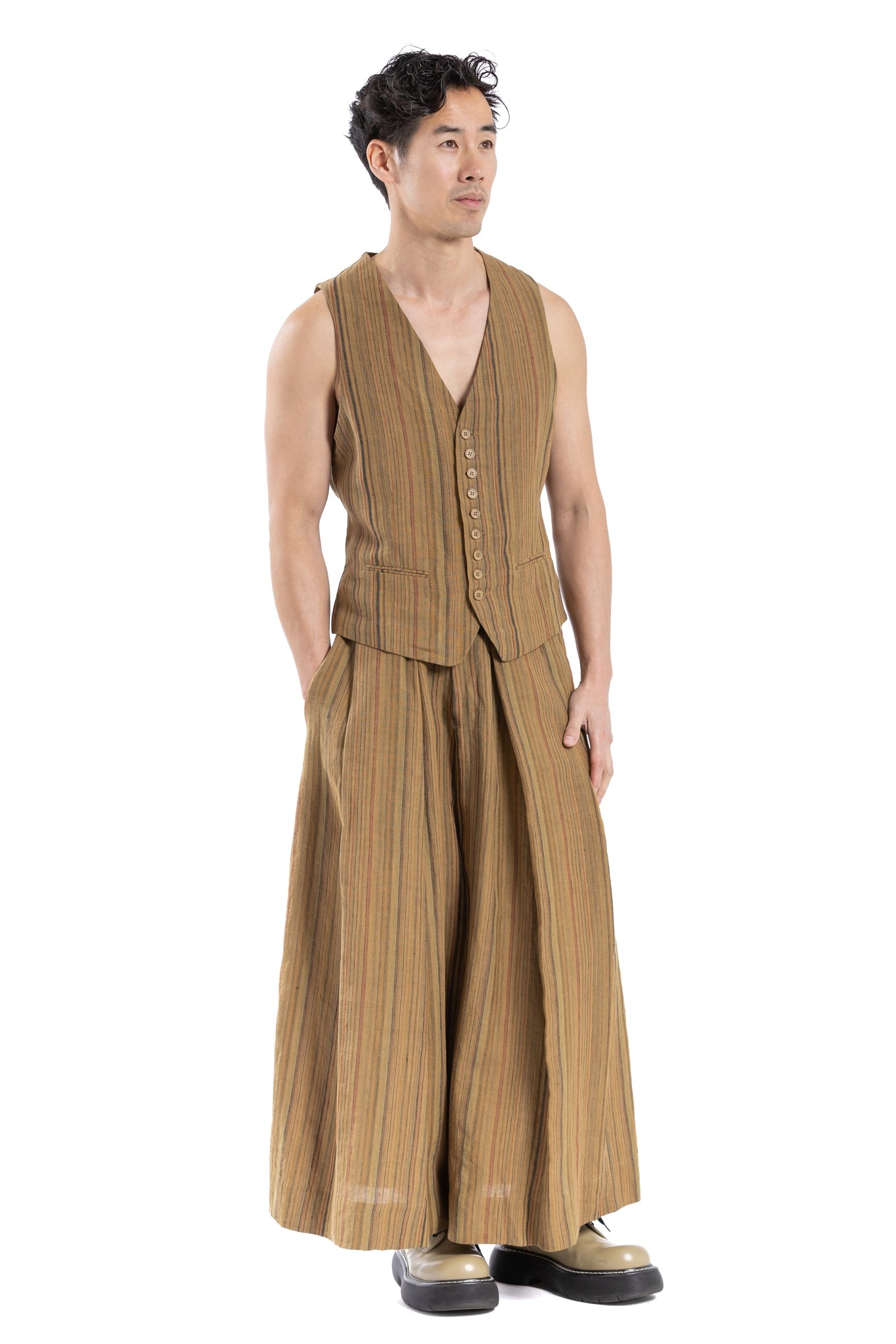 DUNE BUTTON VEST DS