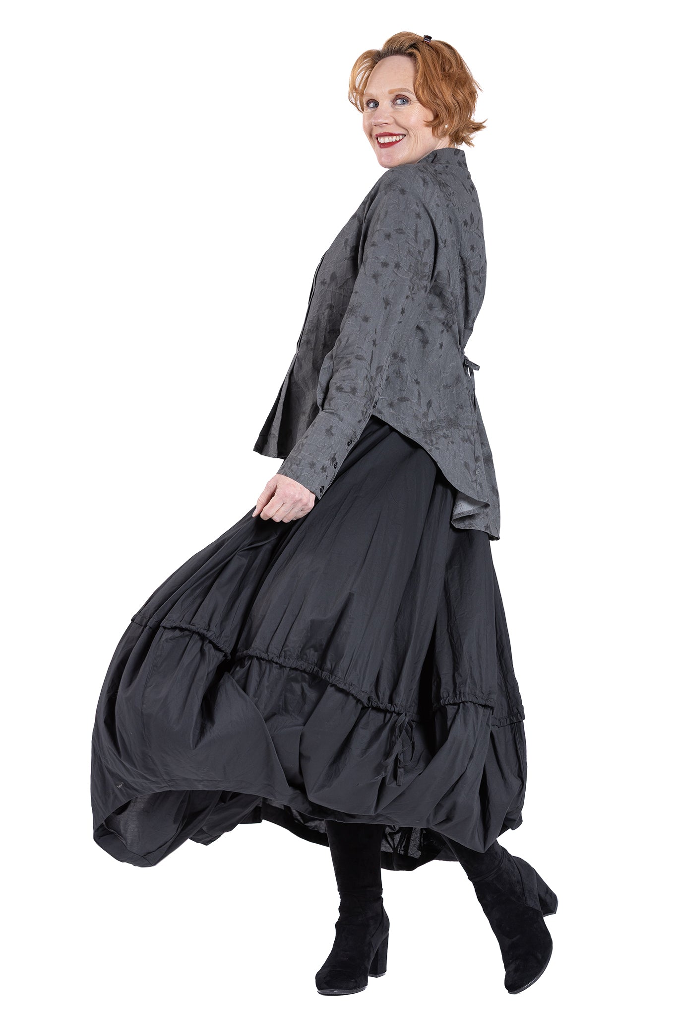 GRAPHITE DRAWSTRING SHIRT GP