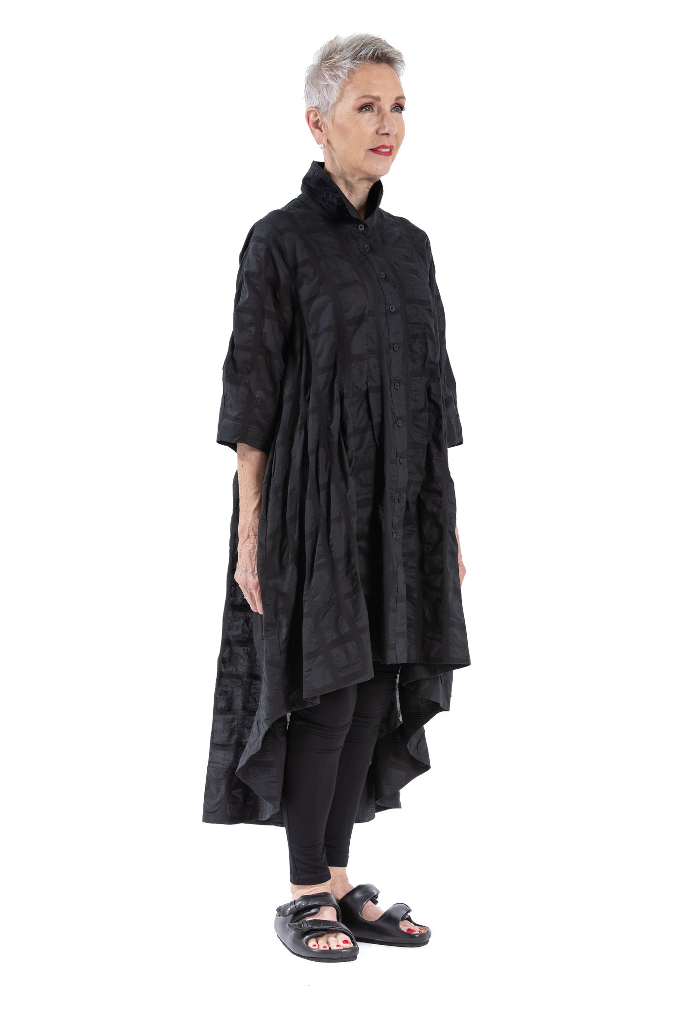 GRIDEX PLEAT SHIRT SG