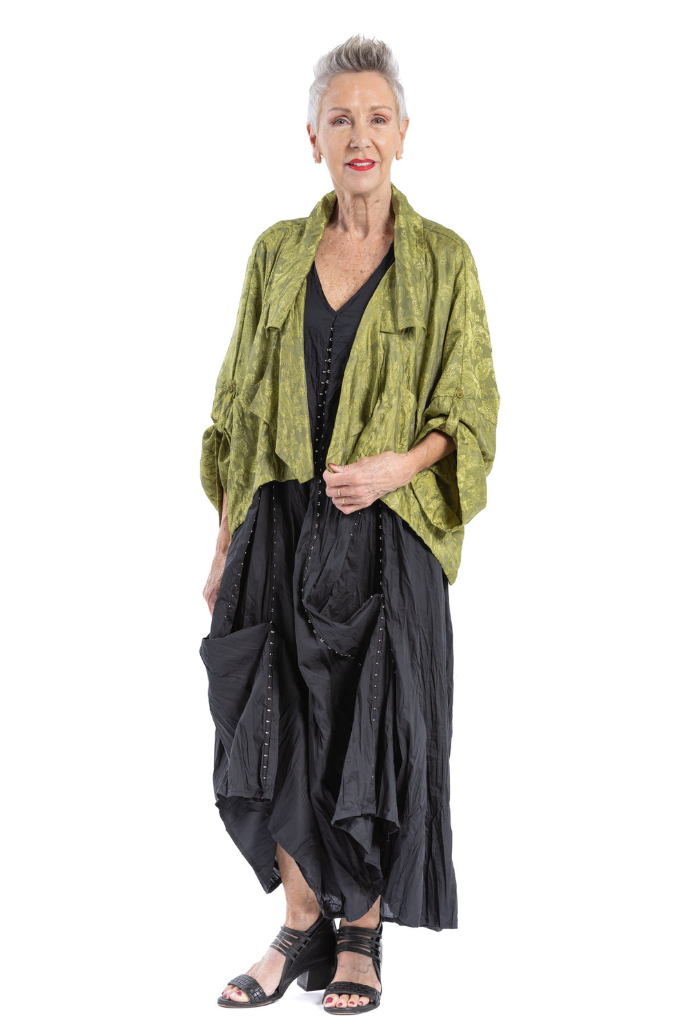 PAISLEY DRAPE JACKET PC