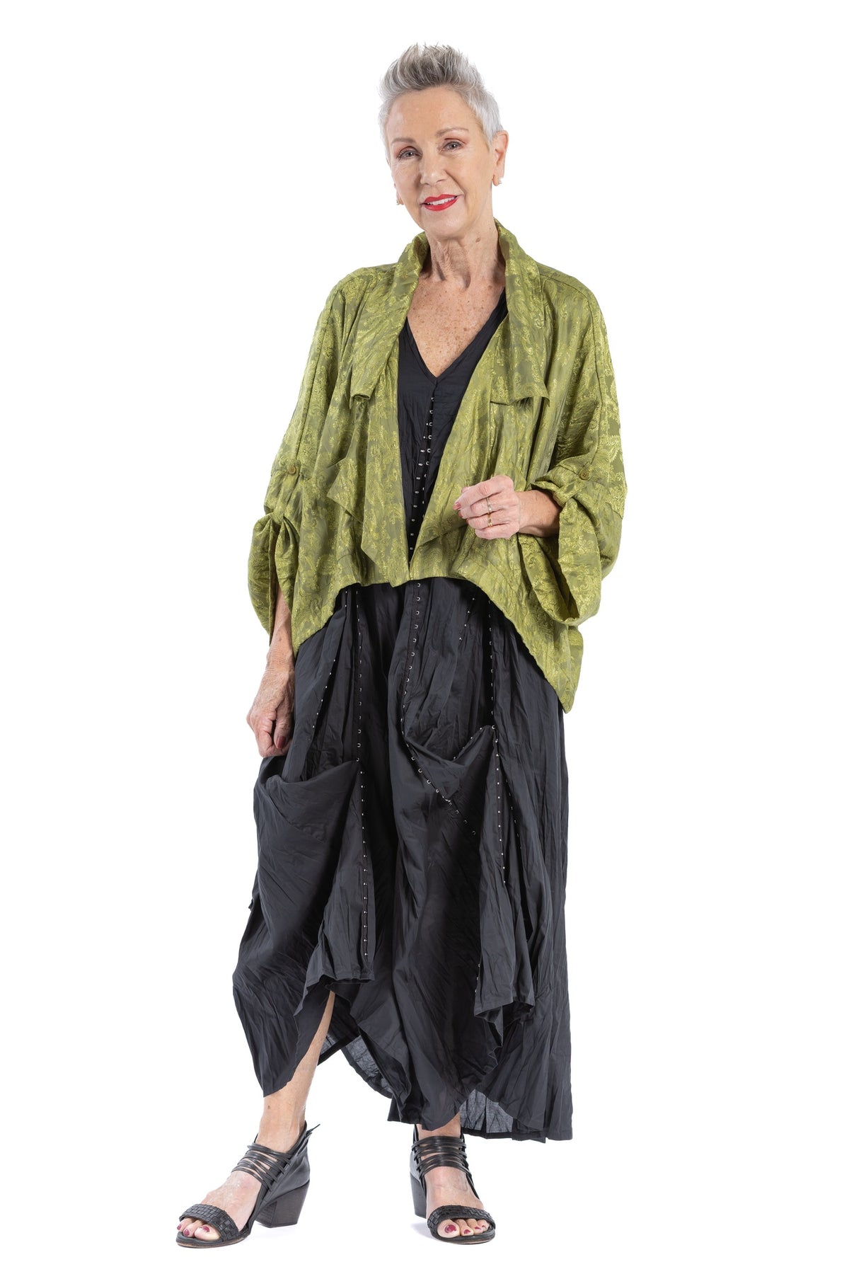 PAISLEY DRAPE JACKET PC