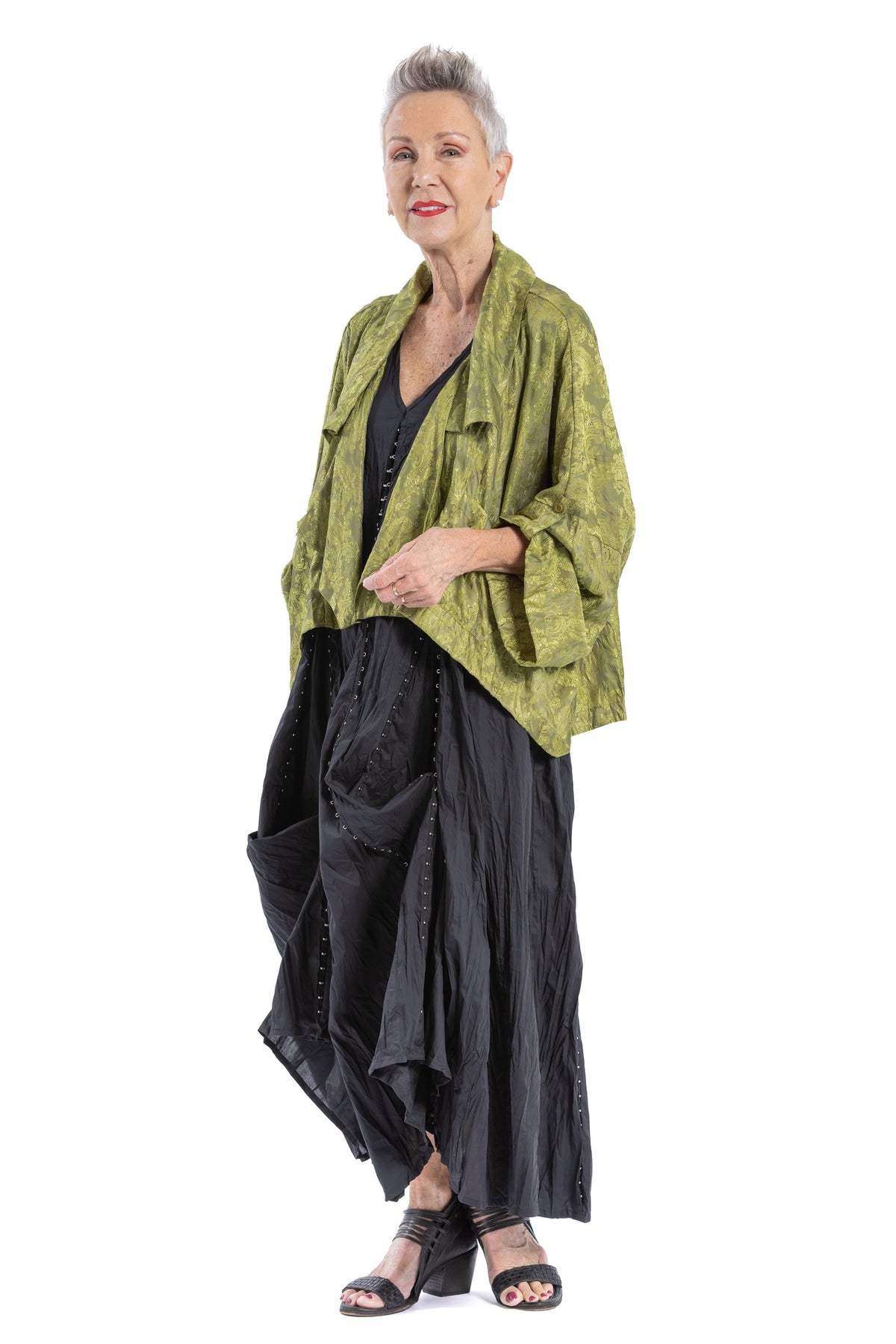 PAISLEY DRAPE JACKET PC