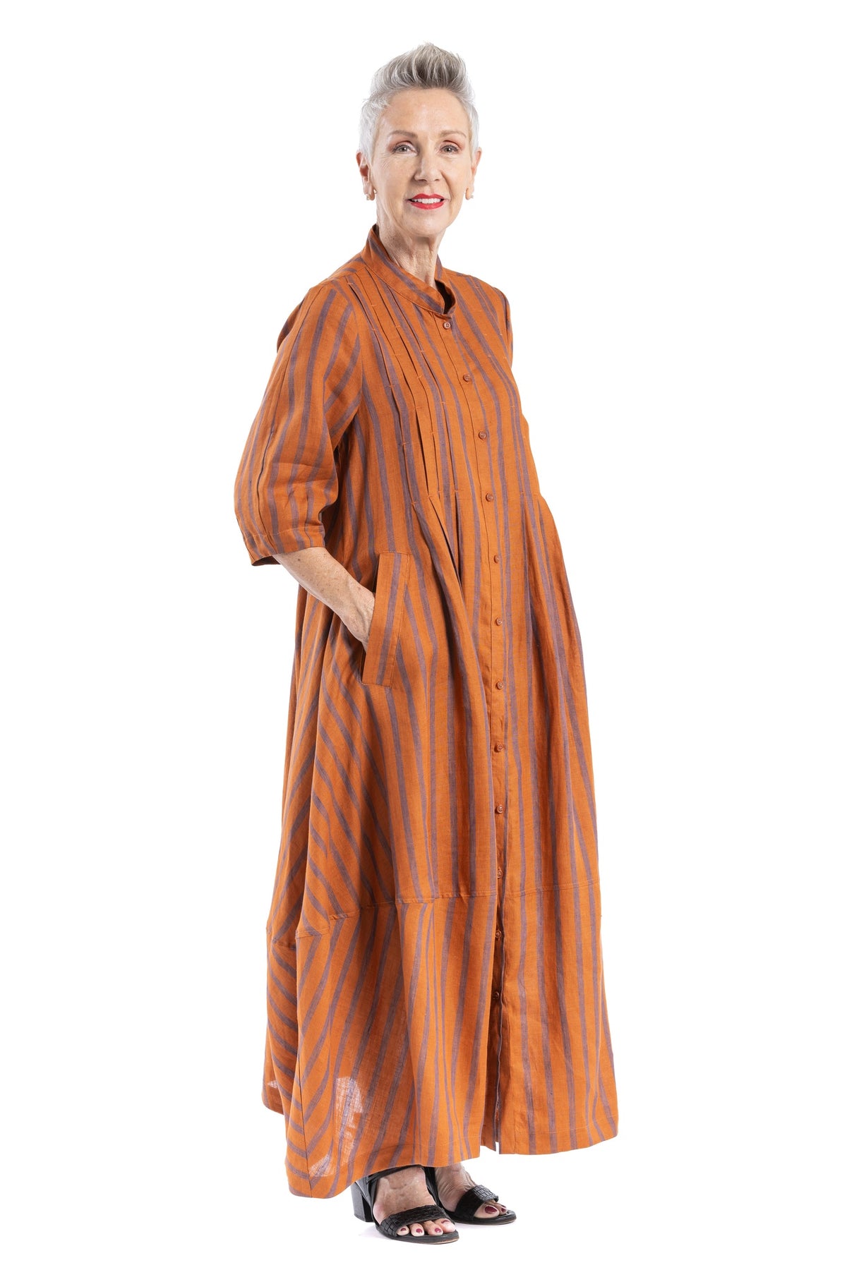 LOOM DRAWSTRING DRESS LM