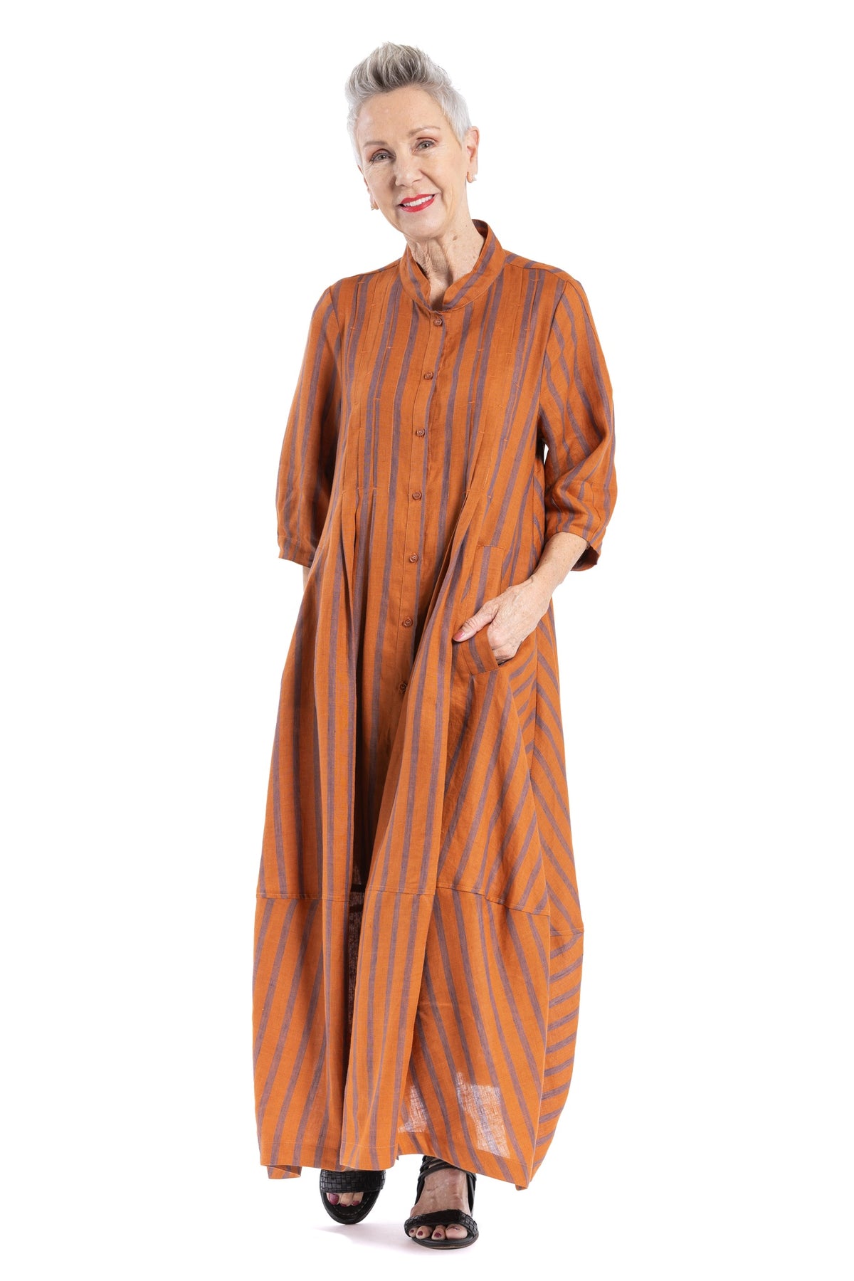 LOOM DRAWSTRING DRESS LM