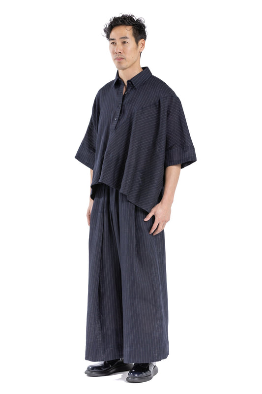 MIDNIGHT  TIDE BLOCK SHIRT MT