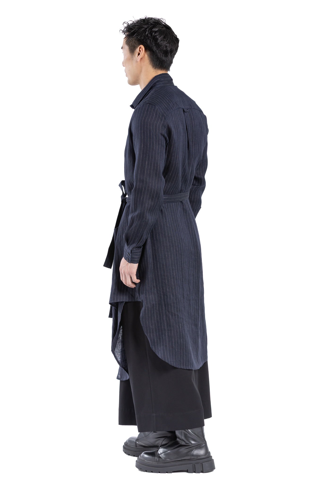 MIDNIGHT TIDE DRAPE SHIRT MT