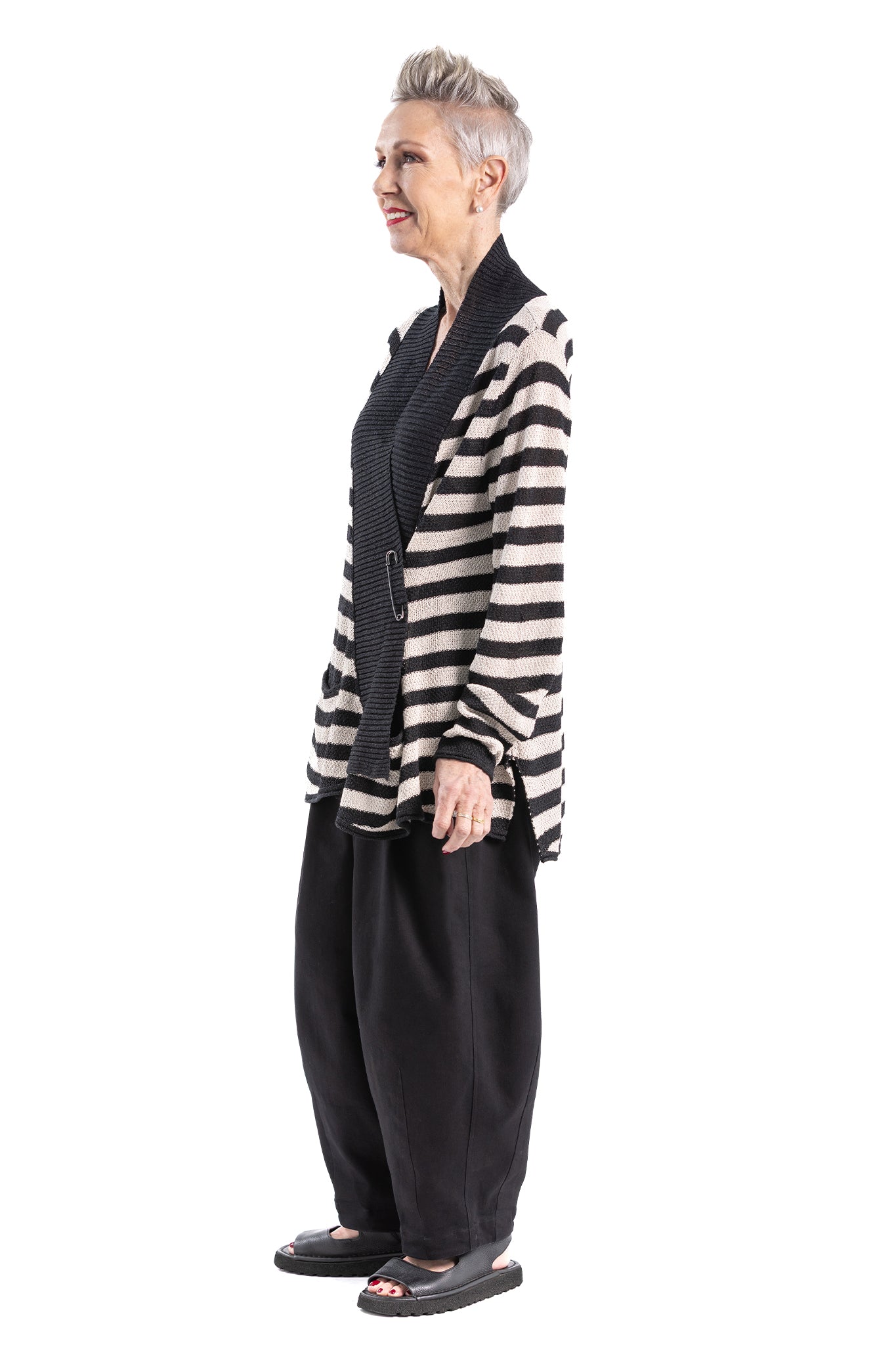 NIGHTGRAIN DRAPE CARDI CP