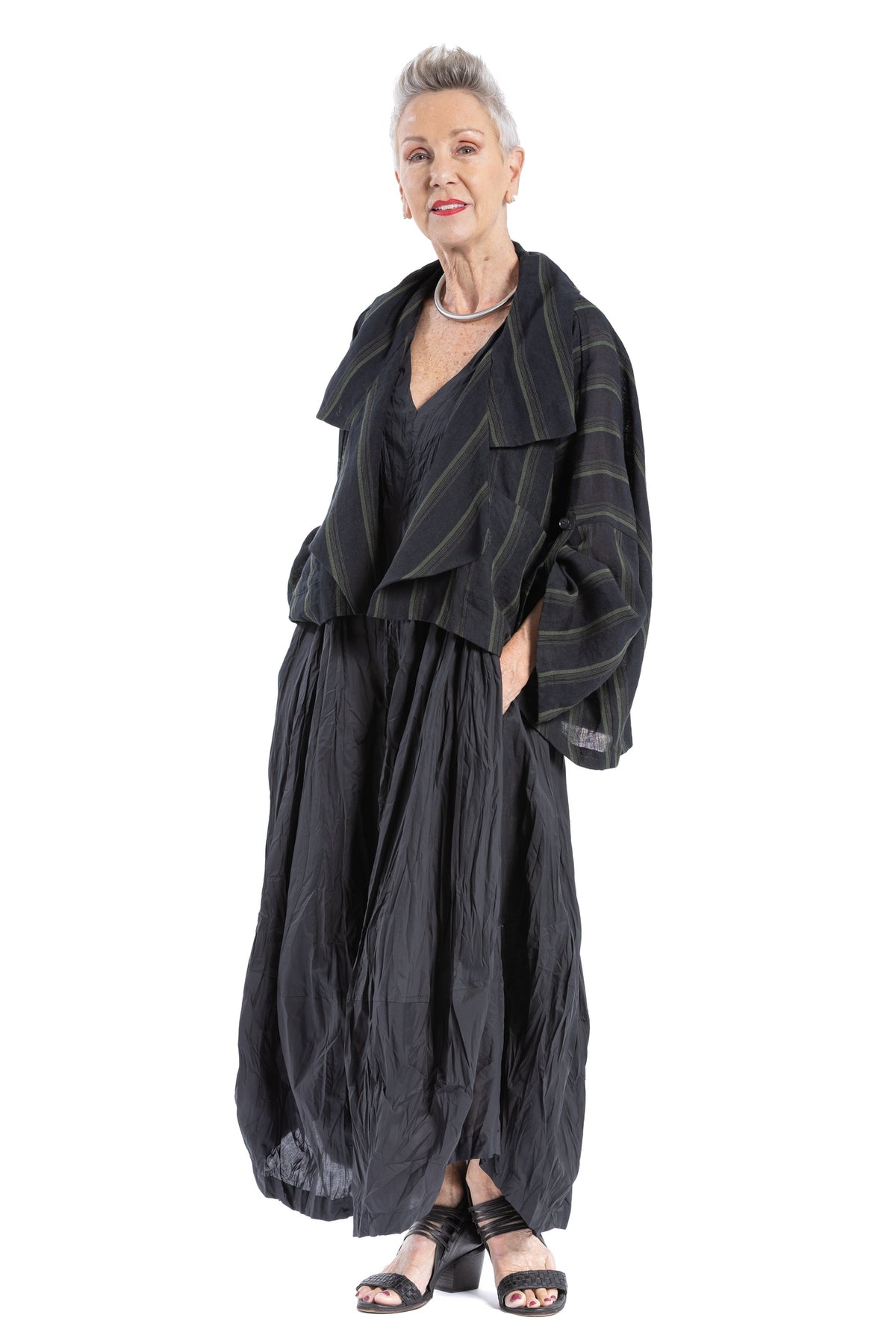 NIGHT MOSS DRAPE JACKET NM