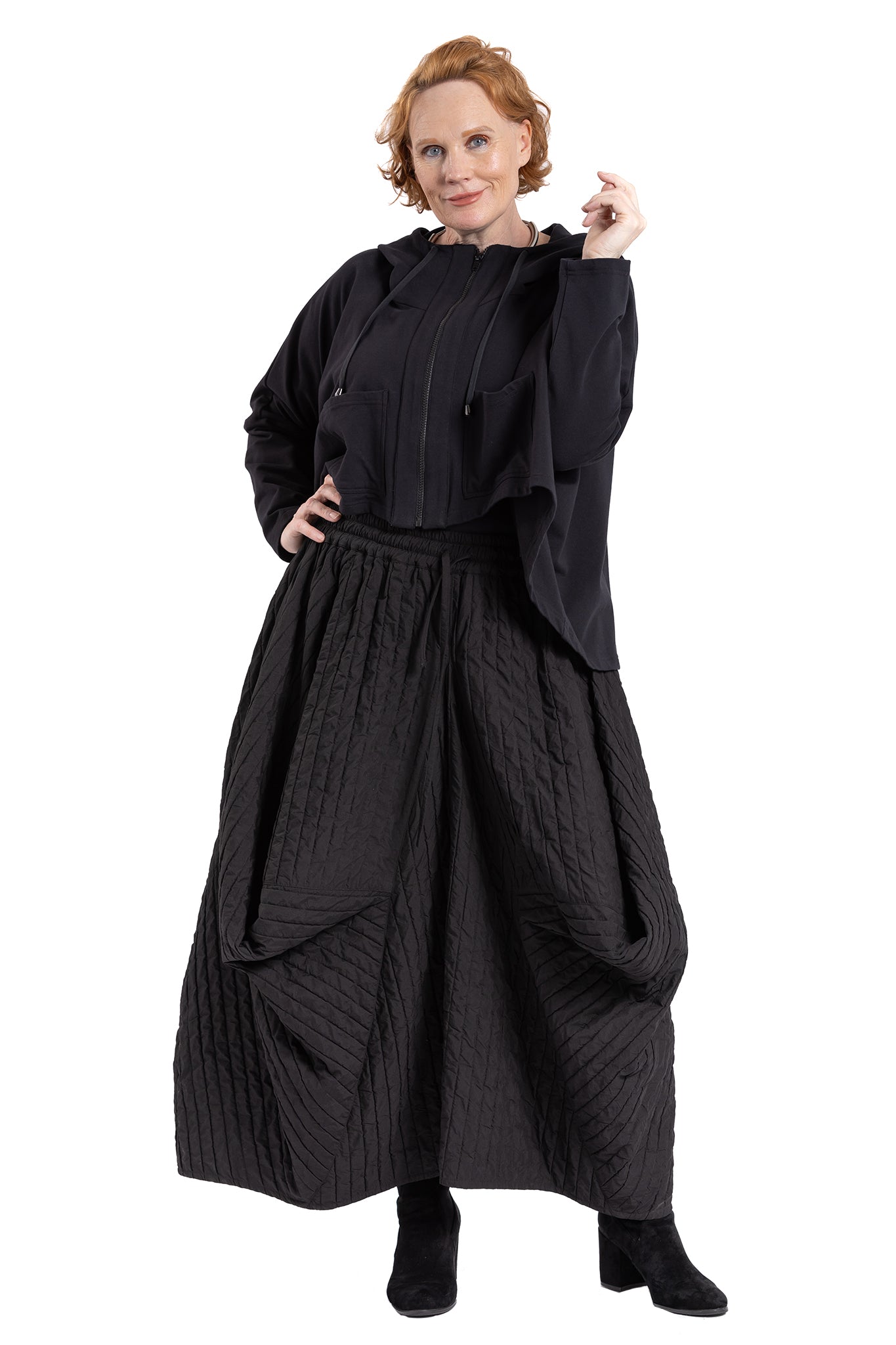 YAKISUGI DRAPE SKIRT YA