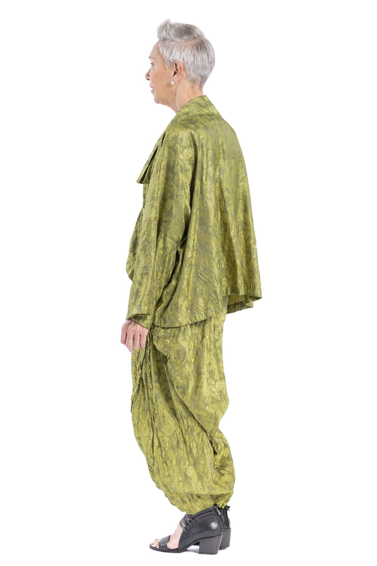 PAISLEY DRAPE JACKET PC