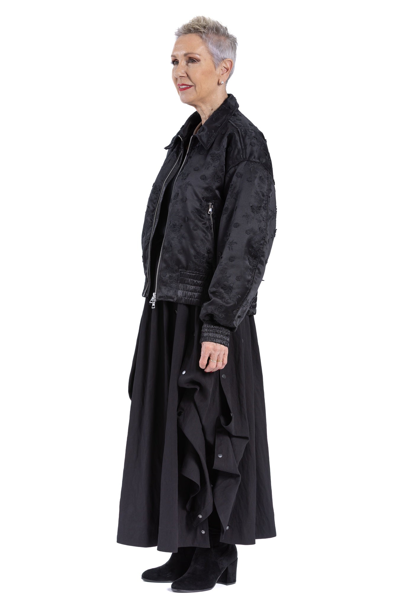 PRESS STUD SKIRT NV
