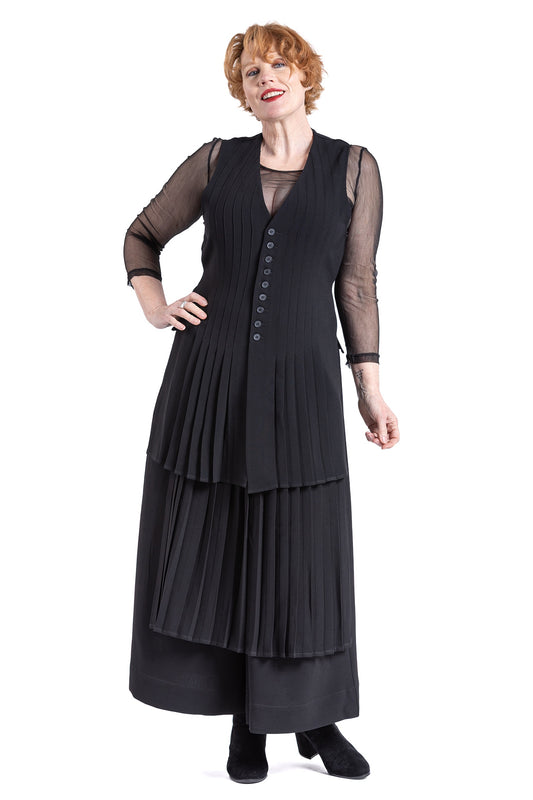 PLEATED VEST SC
