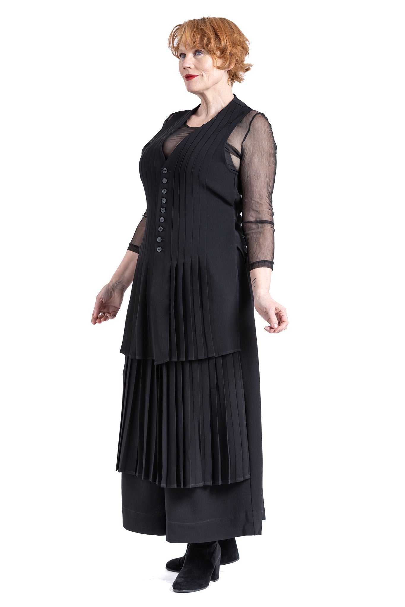APRON PLEAT PANT SC