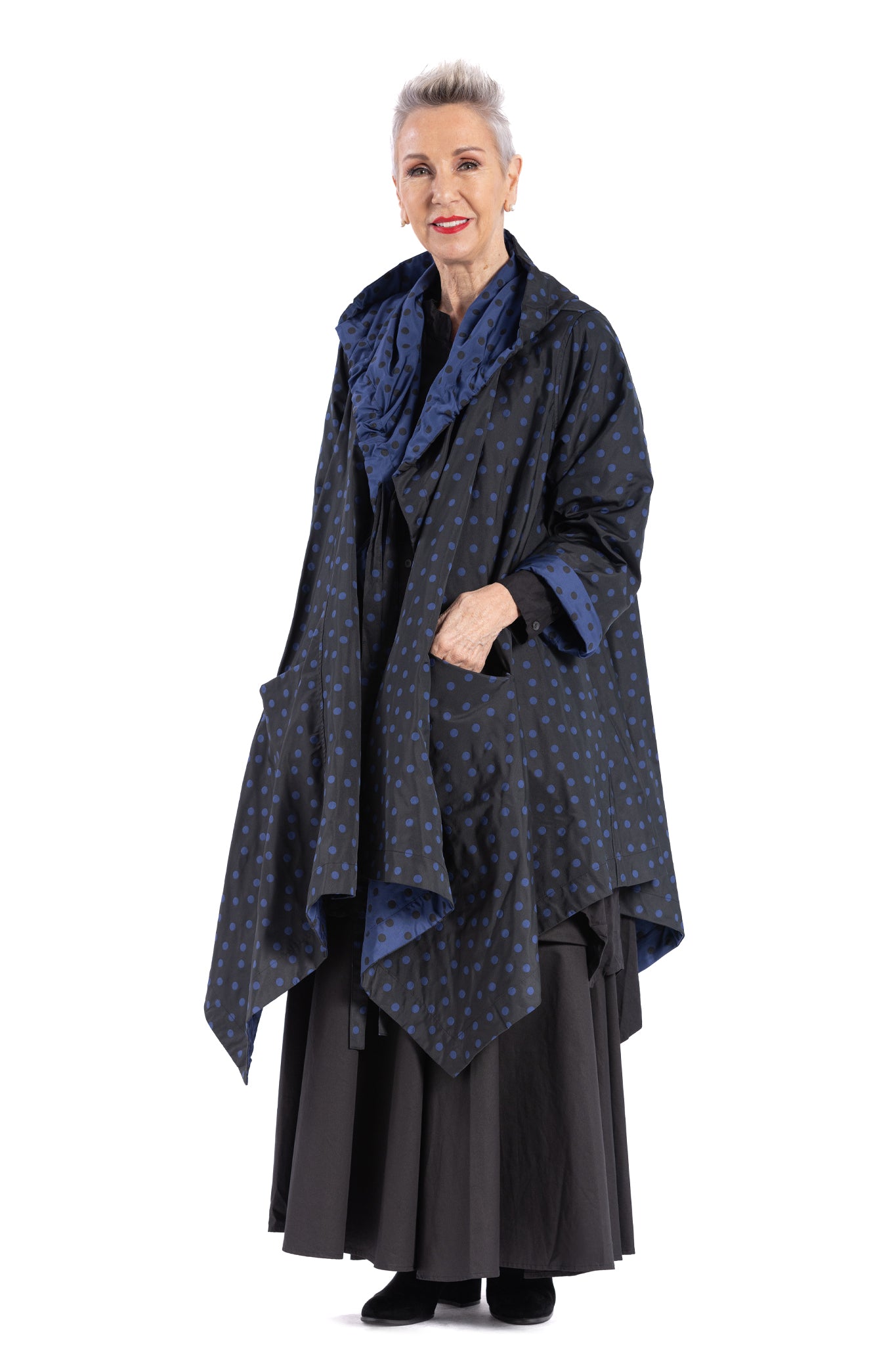 POLKA REVERSIBLE COAT PD