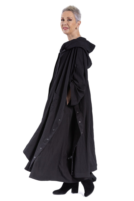 PRESS STUD COAT NV