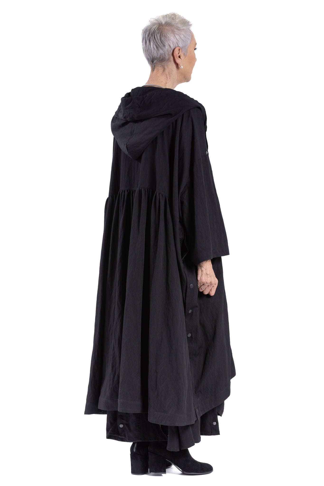 PRESS STUD COAT NV
