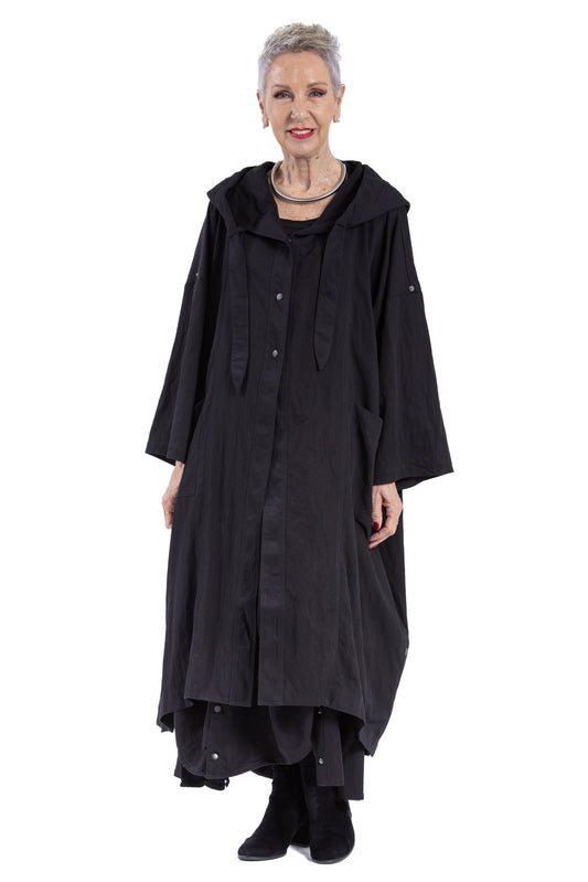 PRESS STUD COAT NV