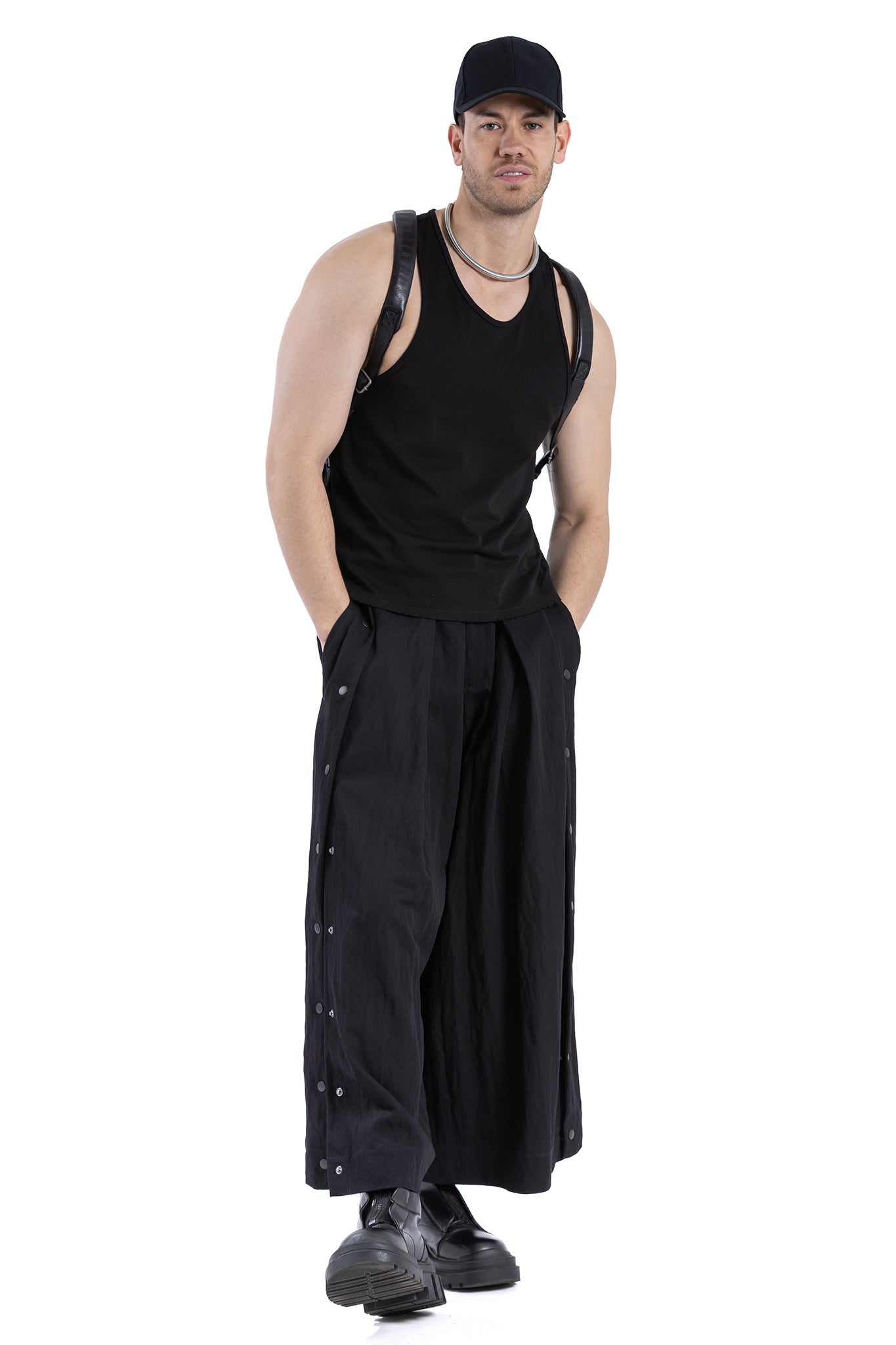 PRESS STUD PANTS NV
