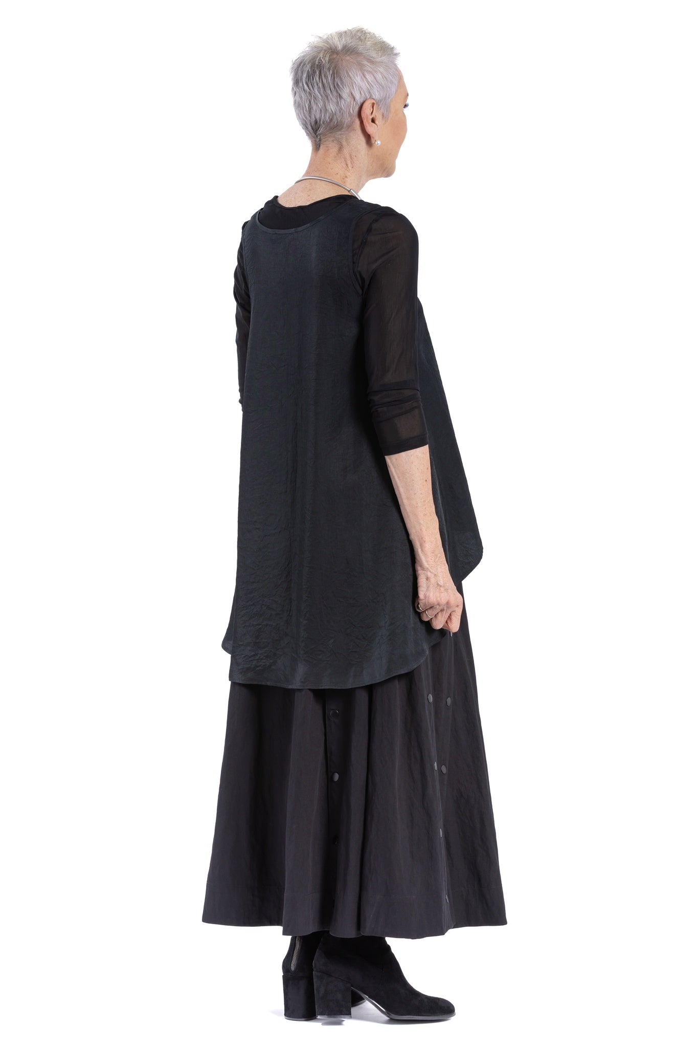 PRESS STUD SKIRT NV