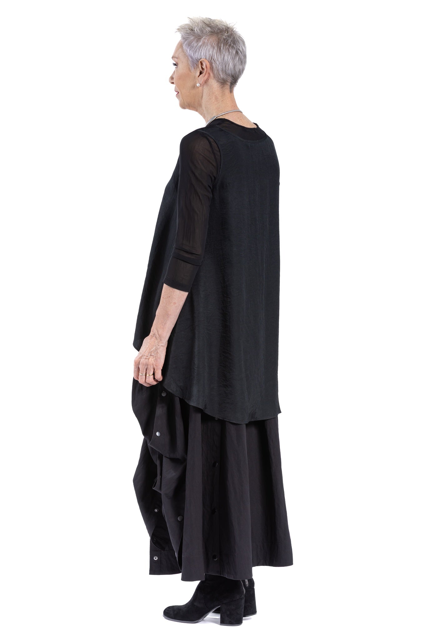 PRESS STUD SKIRT NV