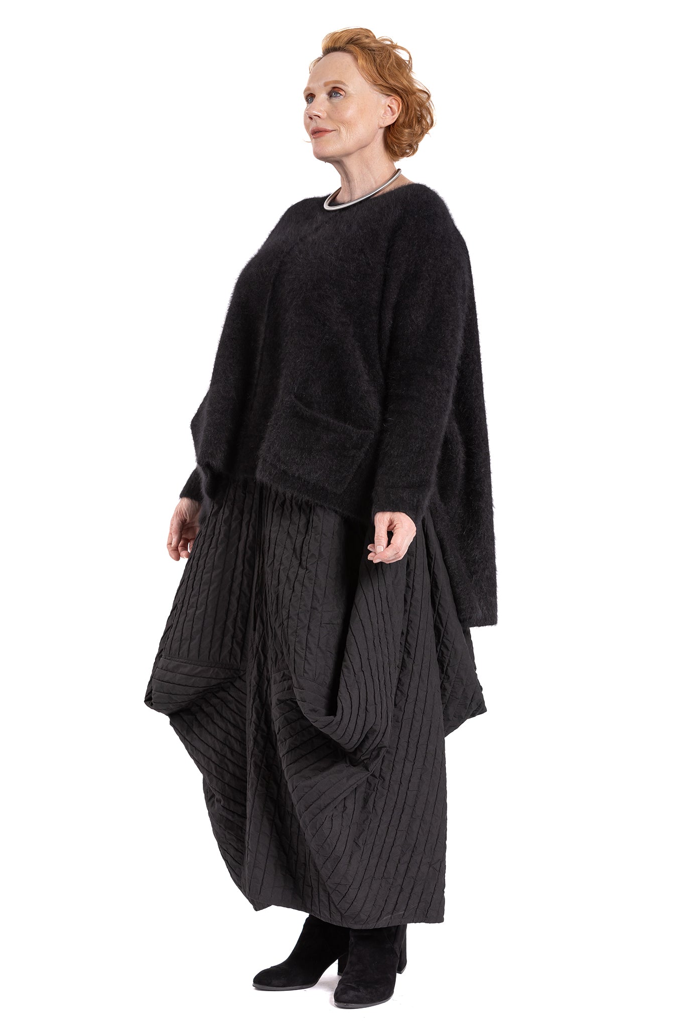 YAKISUGI DRAPE SKIRT YA