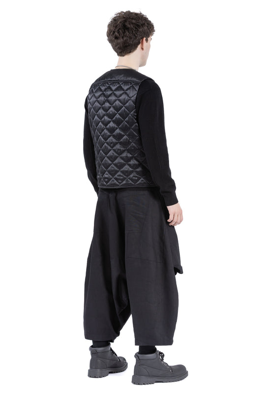 QUILTED POCKET VEST HS