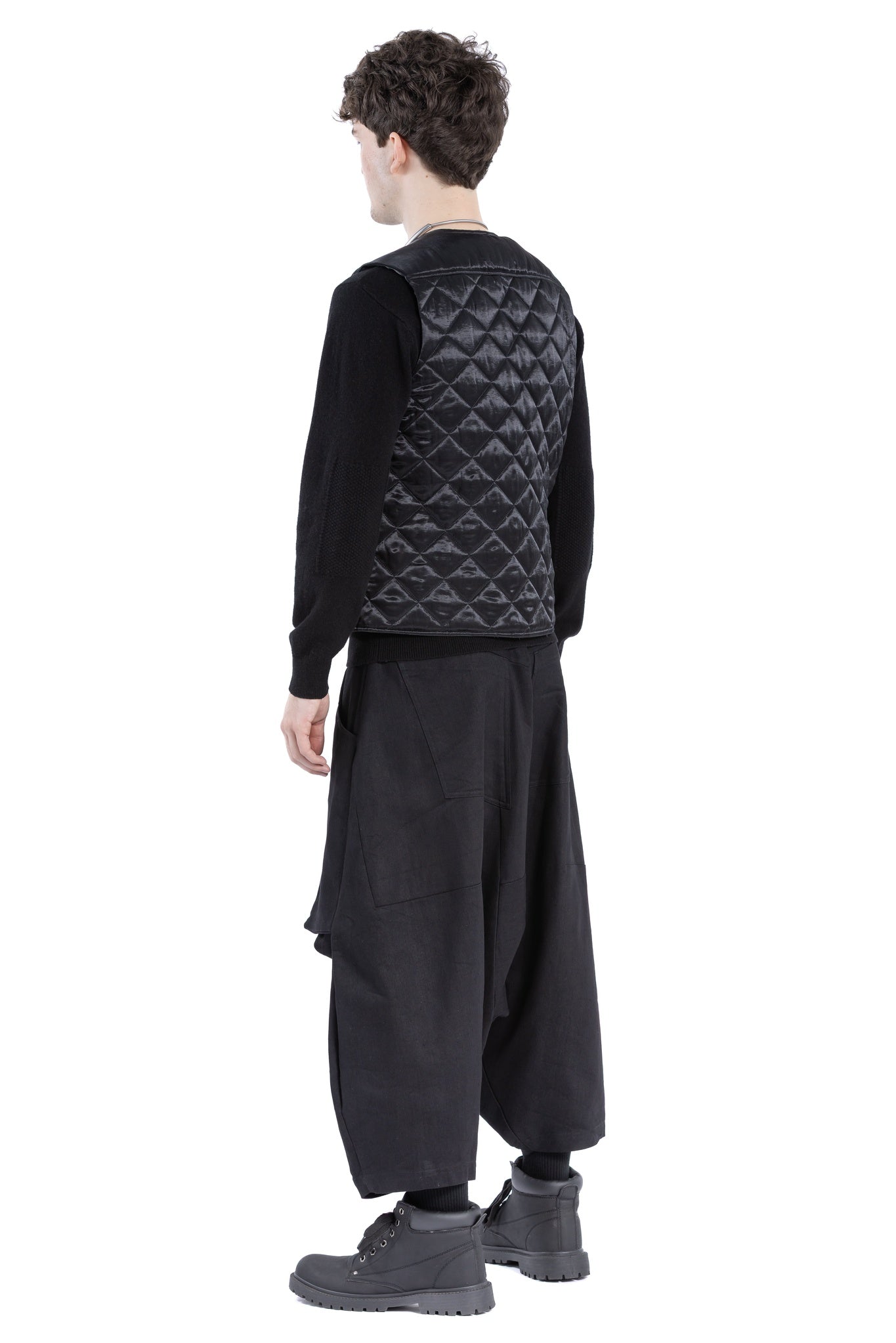 QUILTED POCKET VEST HS