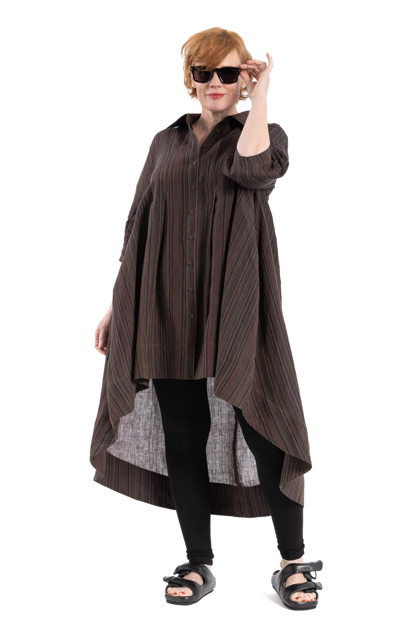 SHOLA PLEAT SHIRT SS