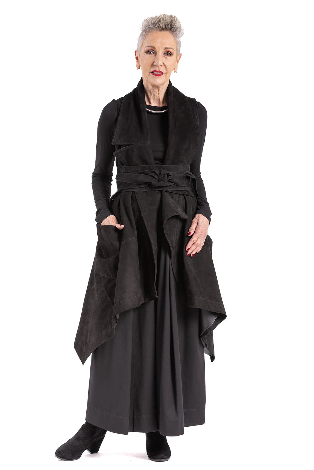 SUEDE OBI BELT SU