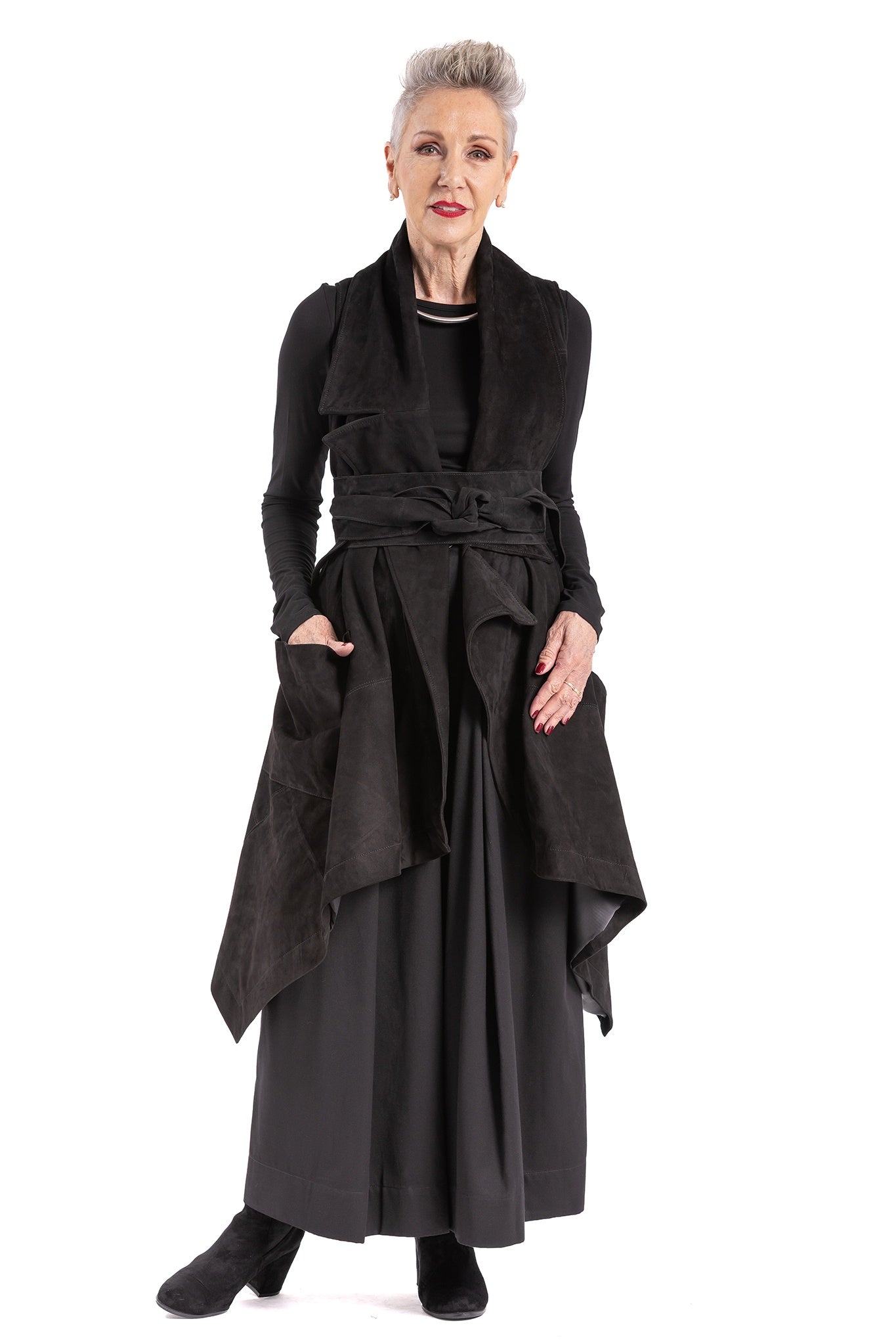 SUEDE OBI BELT SU