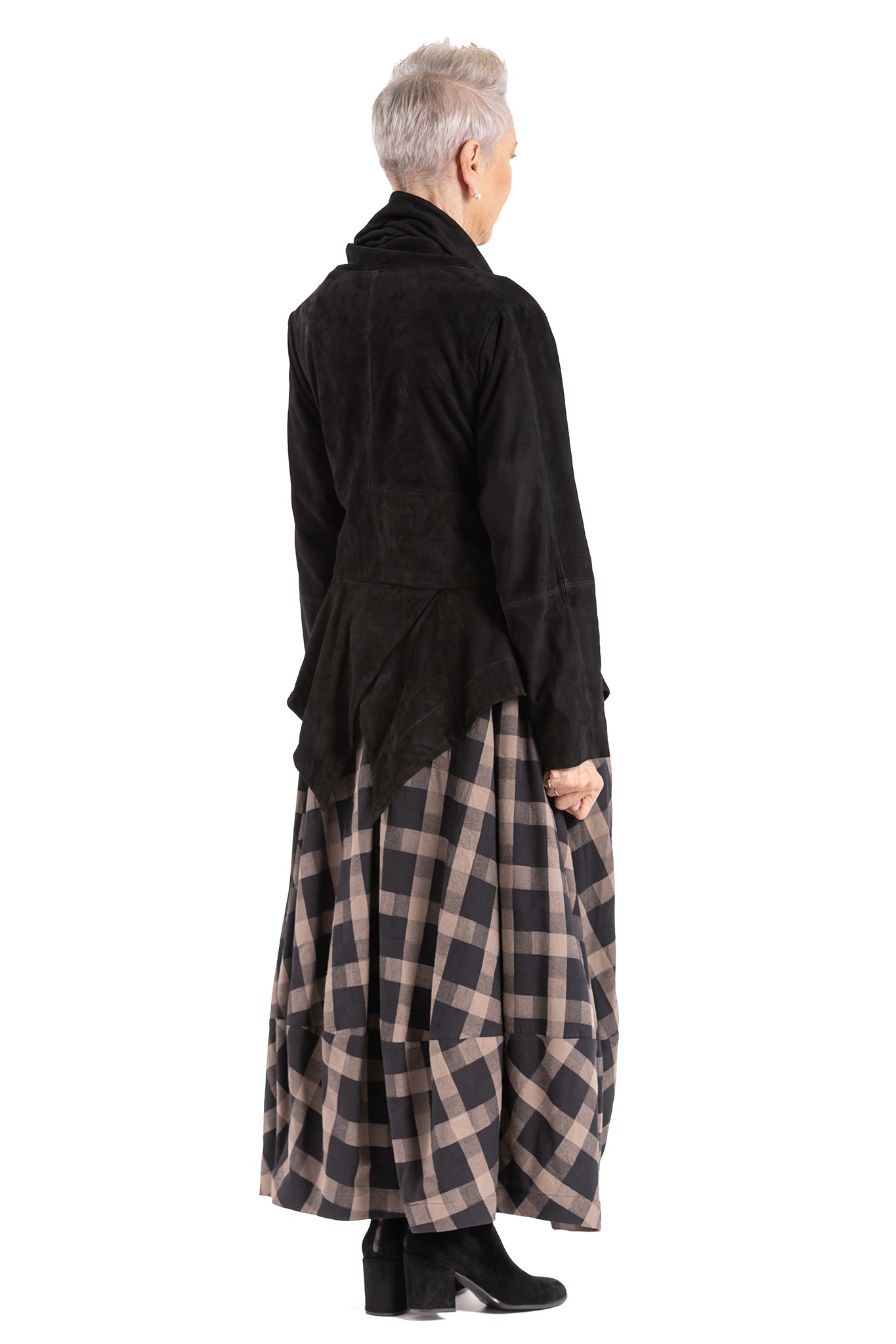 SUEDE TIE JACKET SU