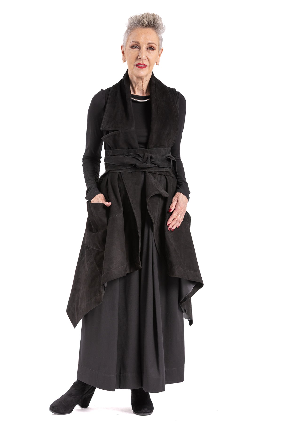 SUEDE OBI BELT SU