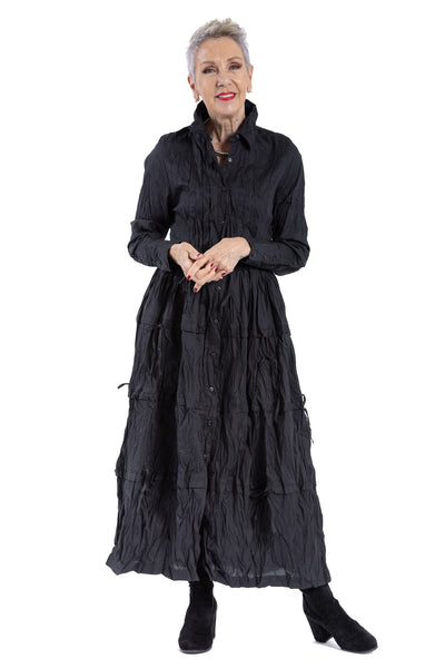 TIERED TIE DRESS NC