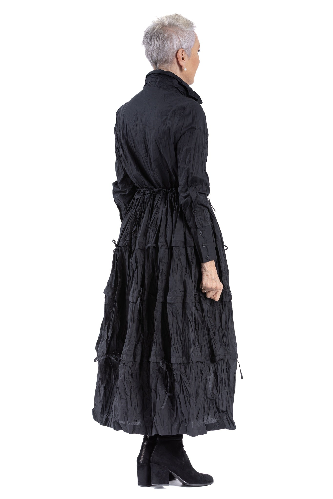 TIERED TIE DRESS NC