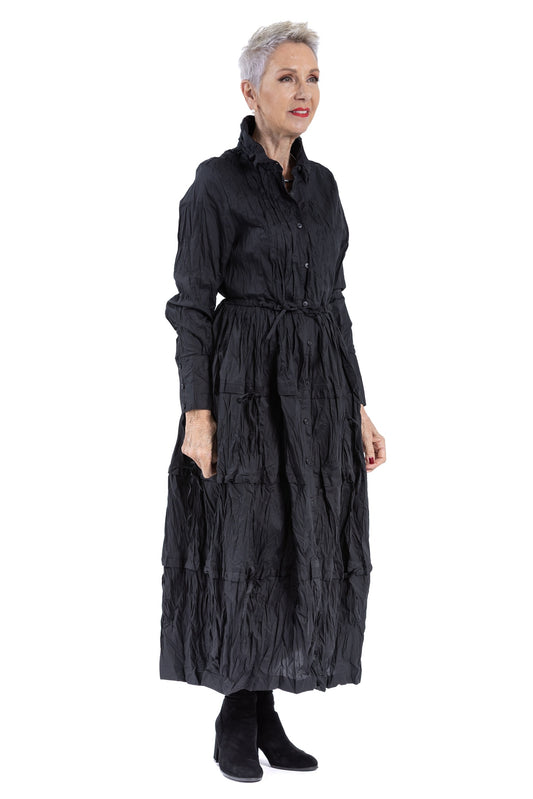 TIERED TIE DRESS NC