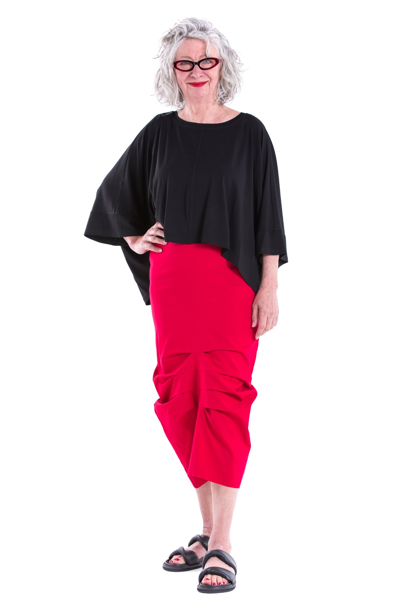 TUCKED SKIRT SB