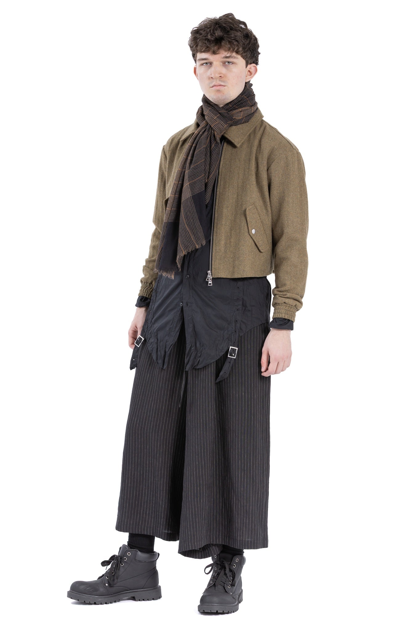 TWEED CROP BOMBER OT