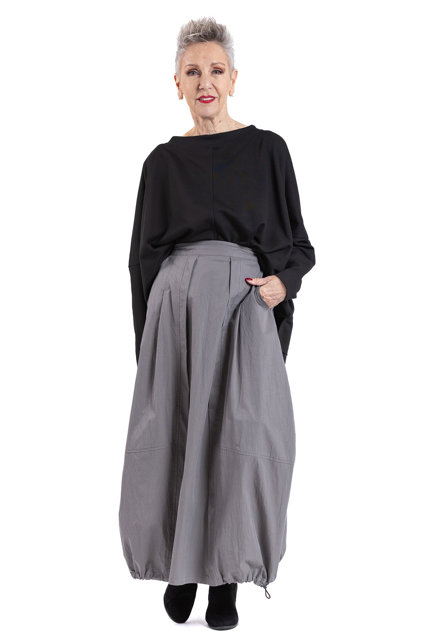DOUBLE EDGED L/S TOP CT