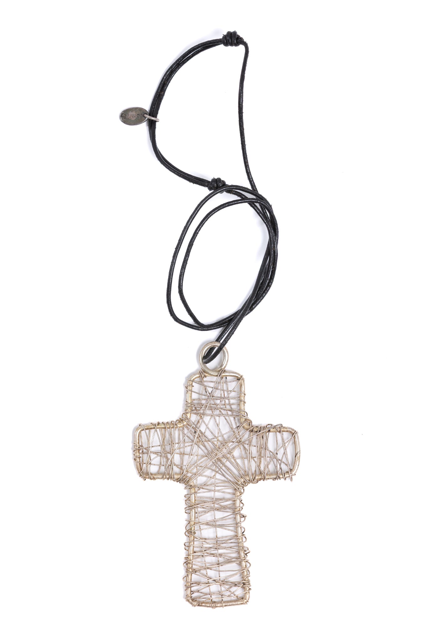 WIRE CROSS NECKLACE