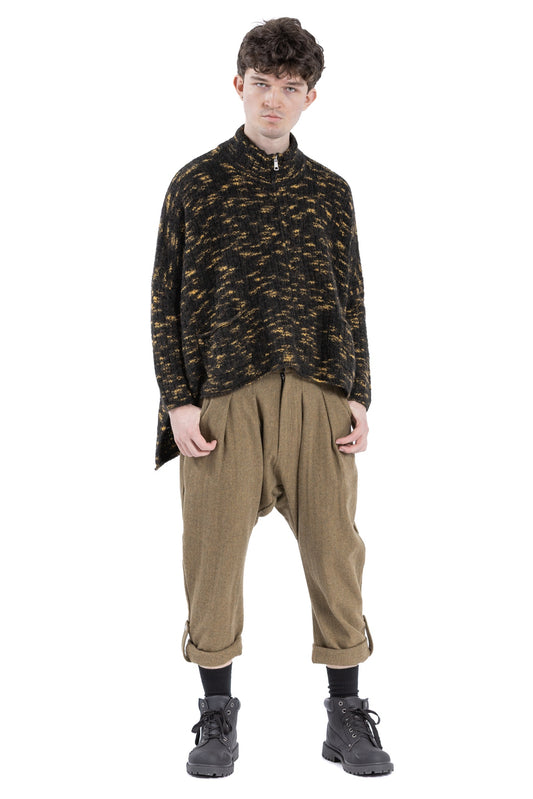 TWEED ROLL-UP PANT OT