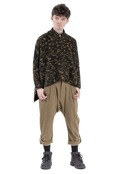 TWEED ROLL-UP PANT OT