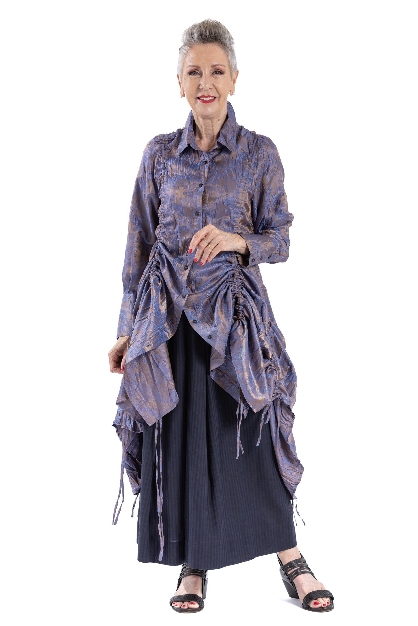 PAISLEY TIE TUCK SHIRT PC