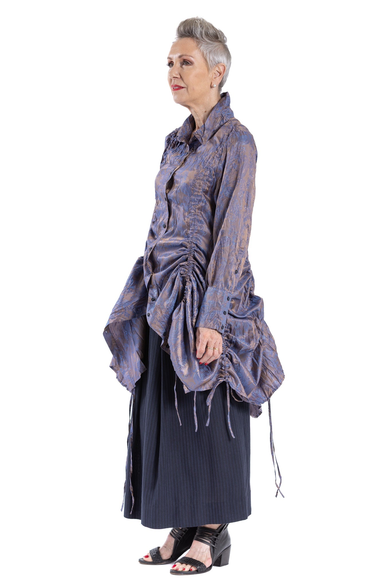 PAISLEY TIE TUCK SHIRT PC