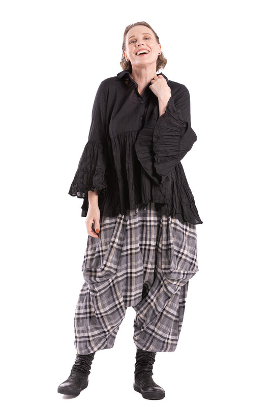ARIAN RUFFLE SHIRT CC