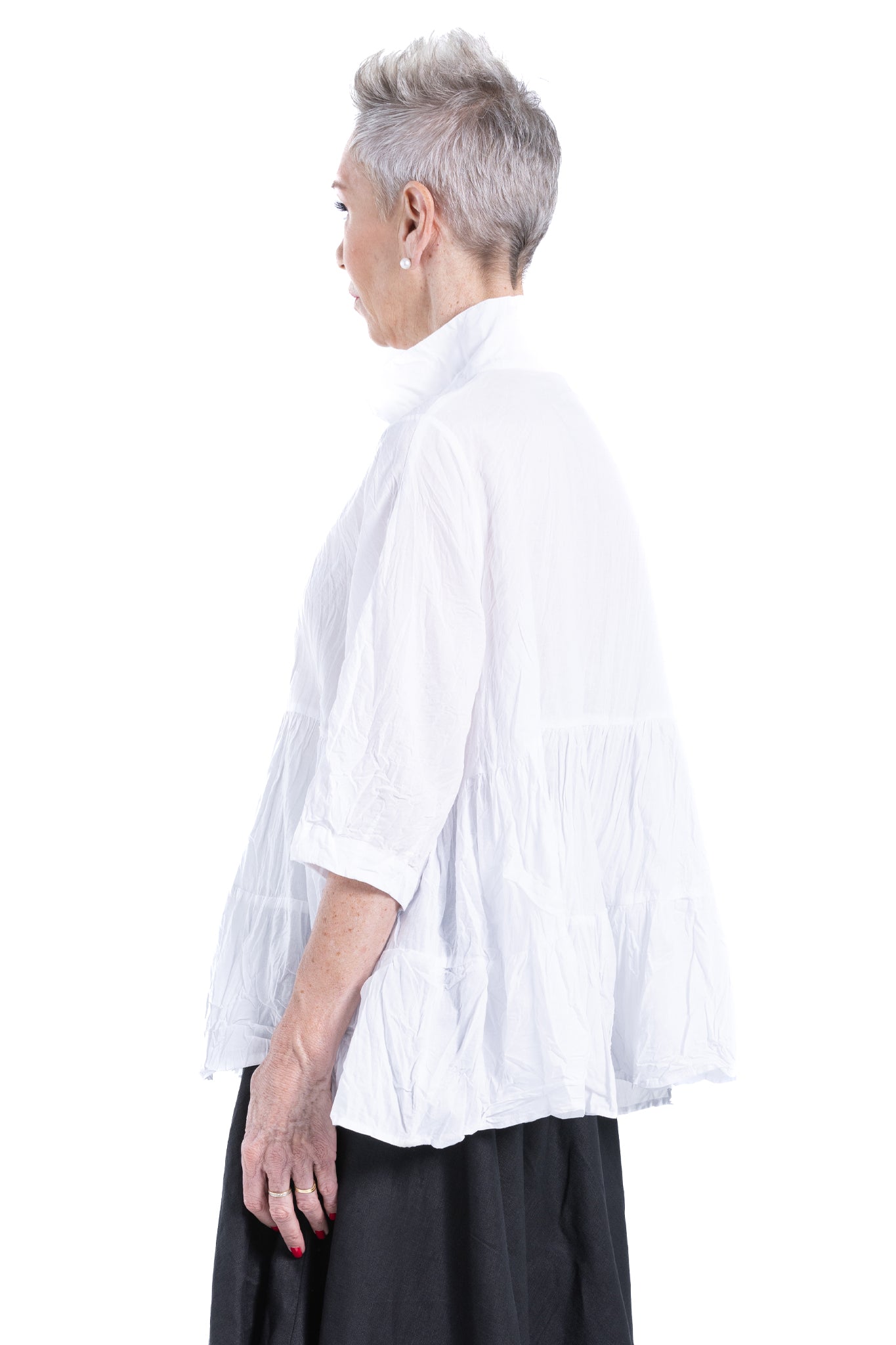 CARLA RUFFLE SHIRT CC