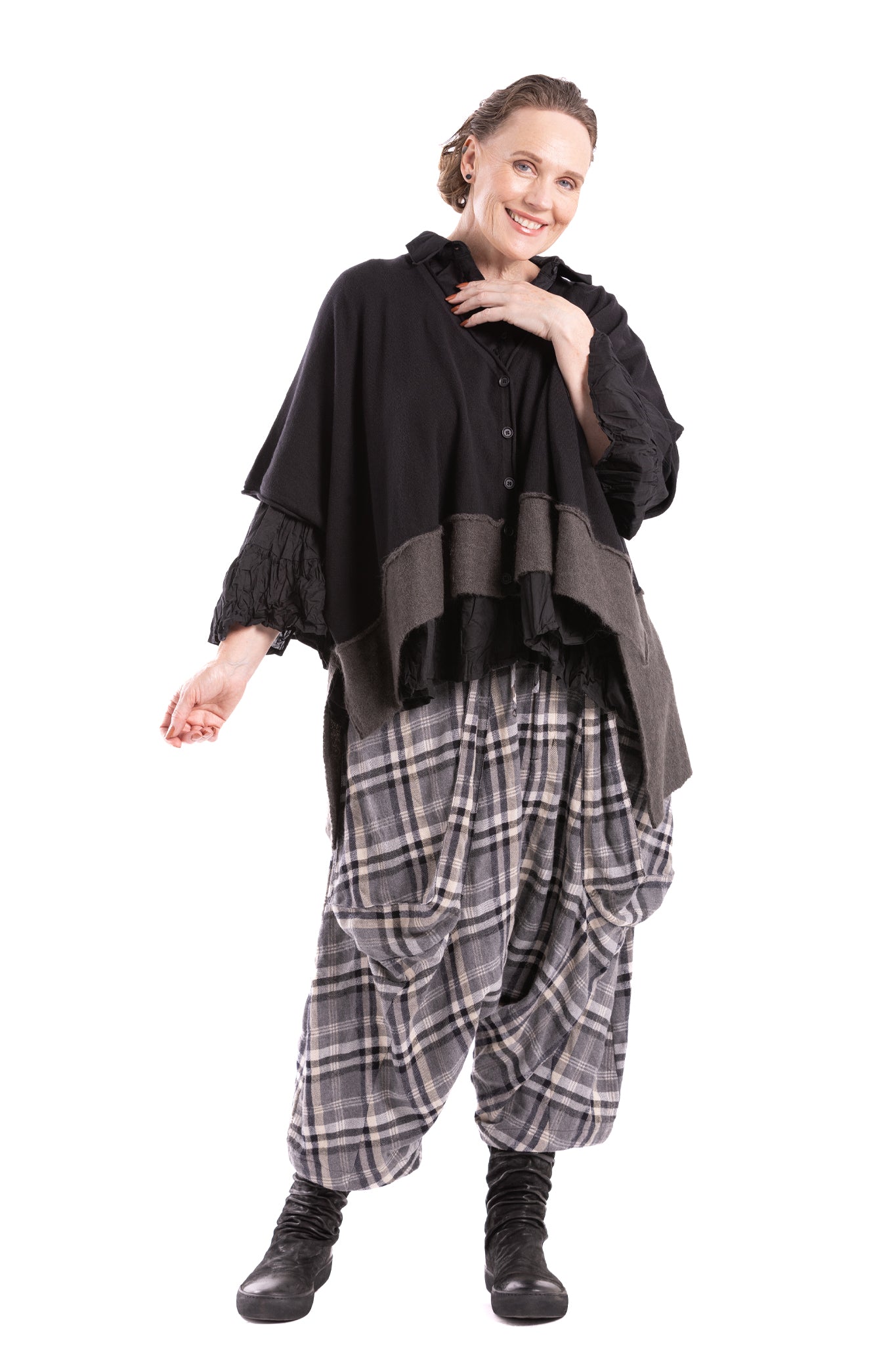ARIAN RUFFLE SHIRT CC