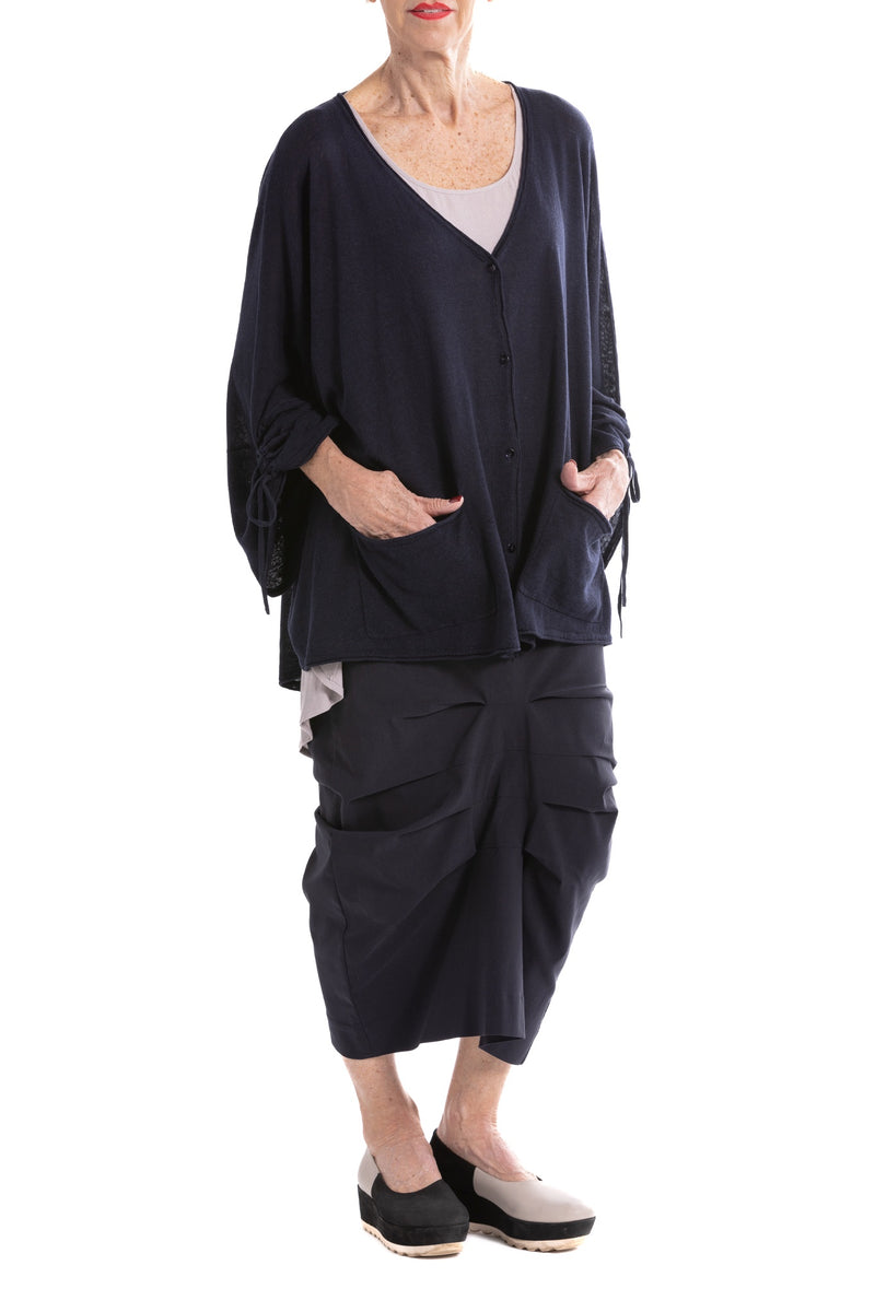 DRAWSTRING CARDIGAN SL – Et Al Australia