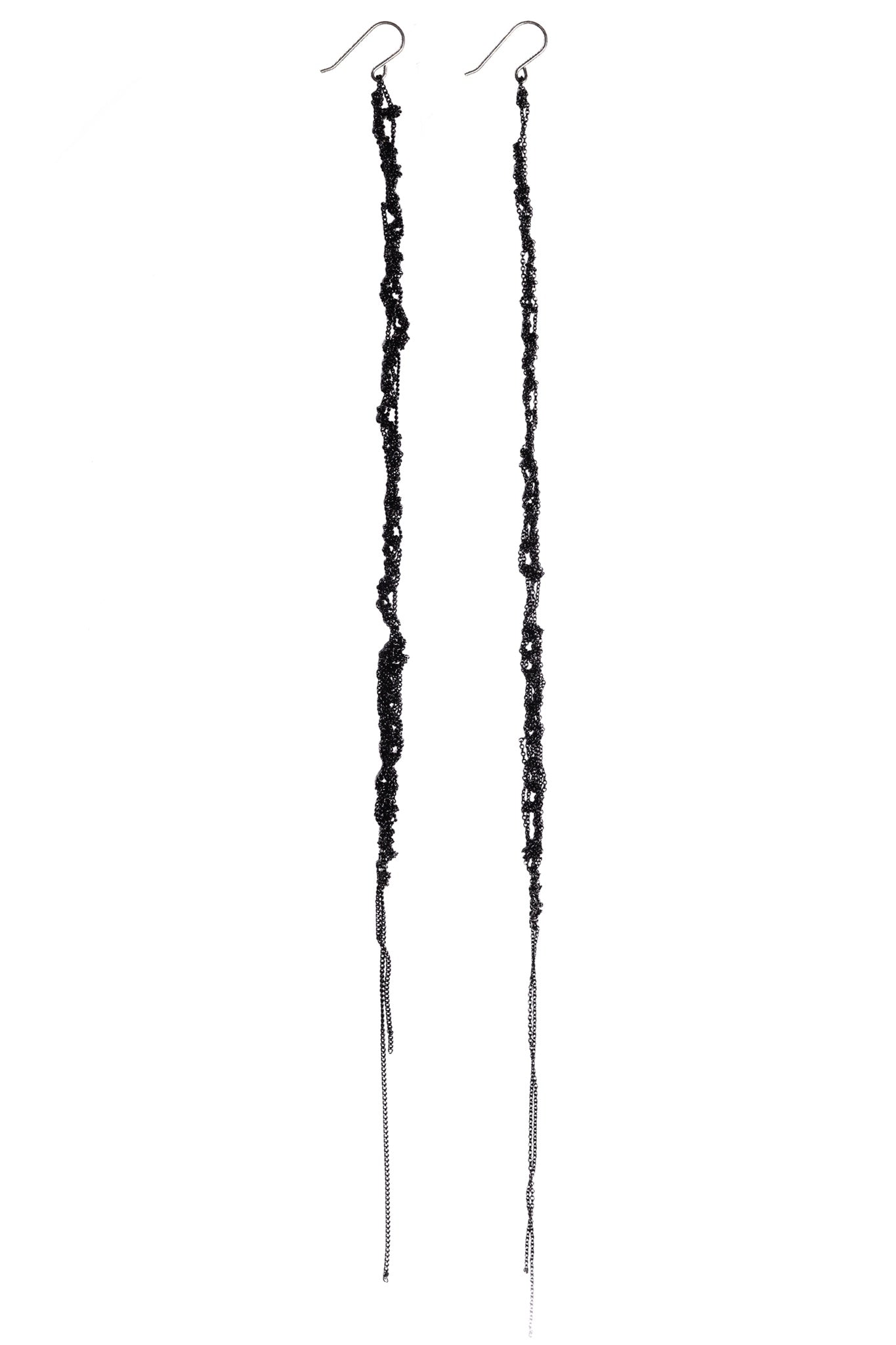 ONYX LIQUID EARRINGS