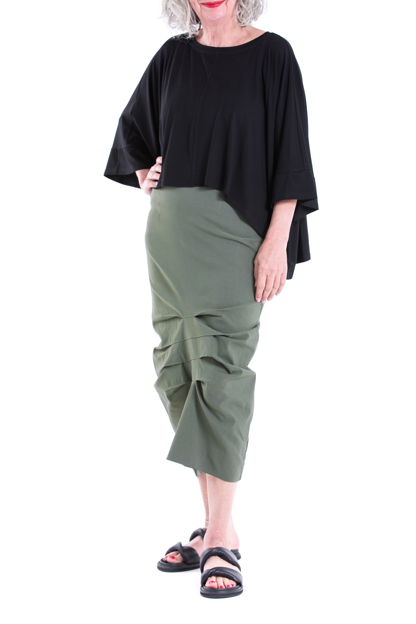 TUCKED SKIRT SB